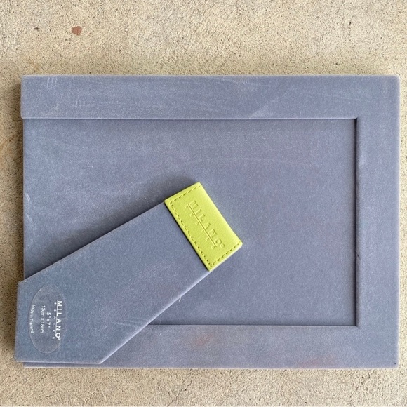 Milano Lime Green Soft Leather Photo Frame - Picture 6 of 8